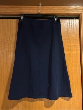 Baby O Clothing Co., girls navy blue skirt 
Large
